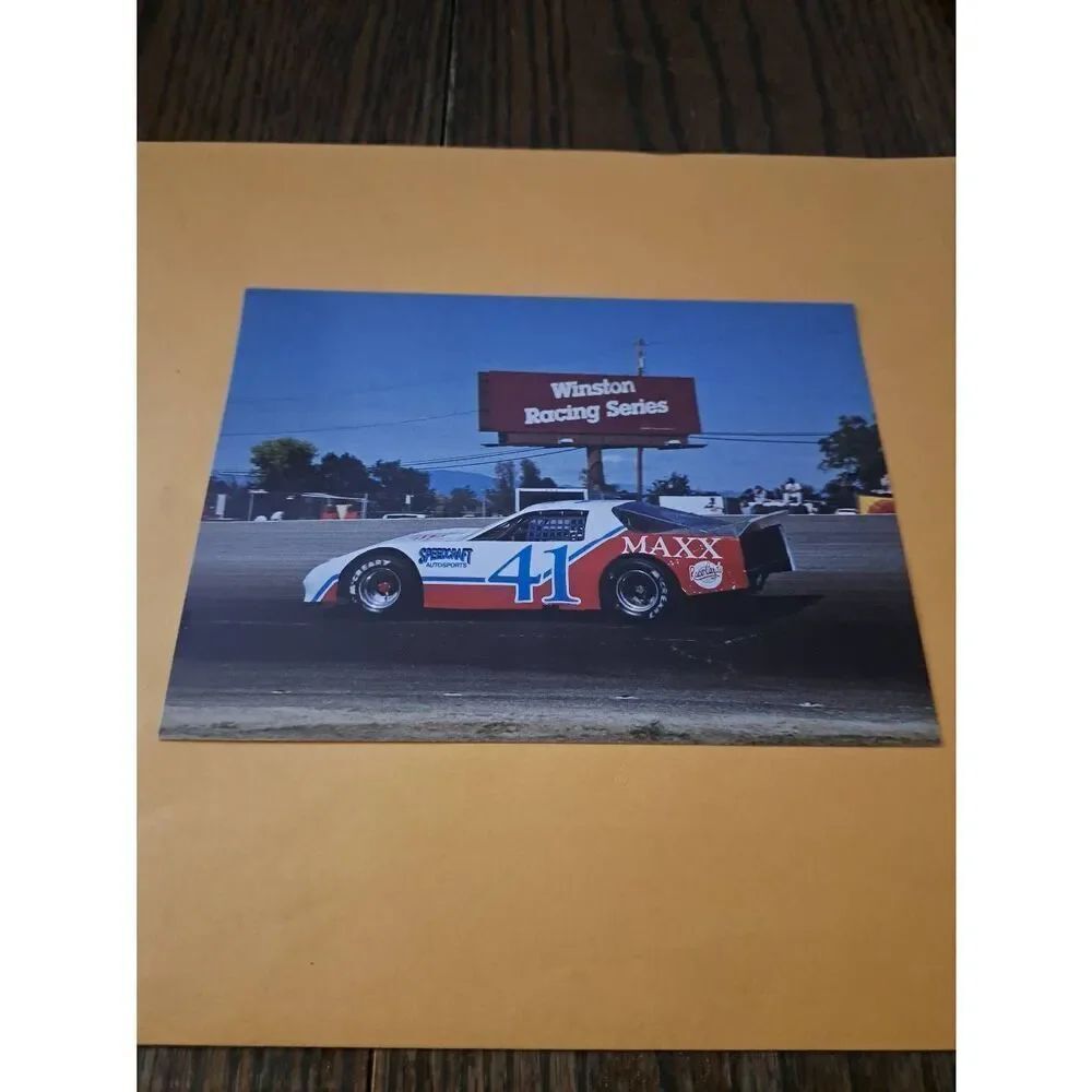 Vintage 1990 NASCAR Sheri Bown Driver Card #41 Speedcraft Auto Max 5x7 Camaro